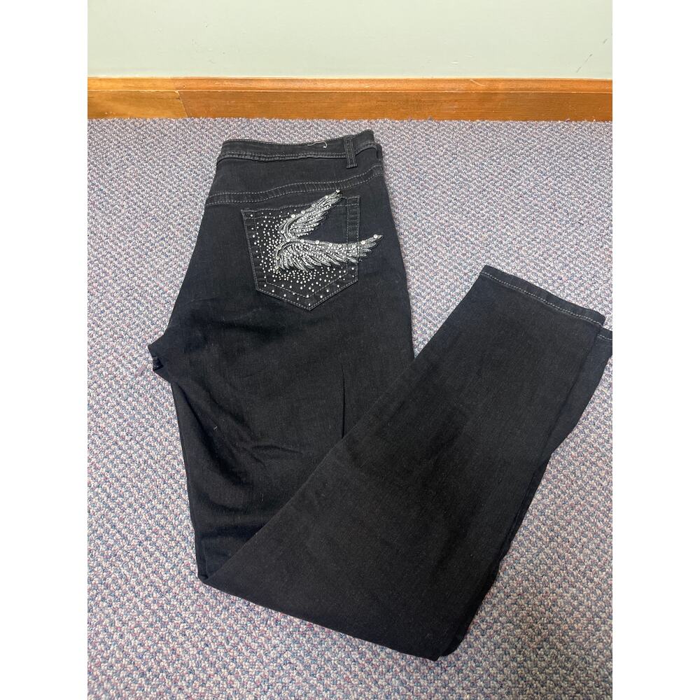 Rebel & Soul Black Skinny Jeans size 14